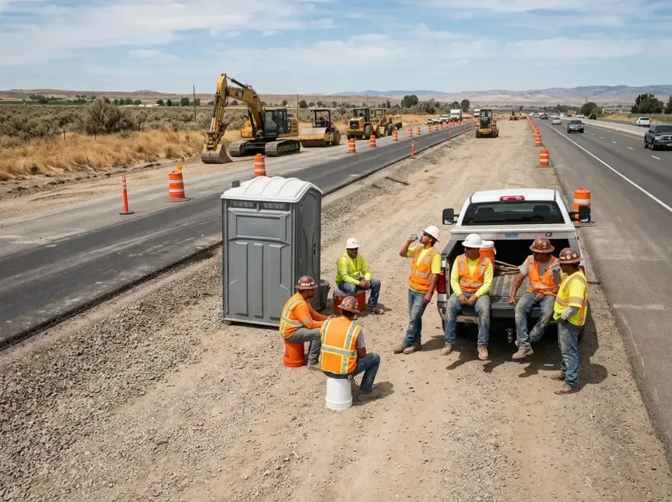highway-road-construction-crew-007 — frequently asked questions, Porta Potty and Restroom Rentals in Heber, CA